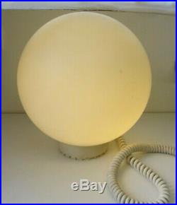 Vintage 1960s Space age Lunar Moon Mid Century Table Lamp