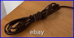 Vintage 1960s Wood Brass Sculptural Table Lamp Mid Century Lighting Modern MCM