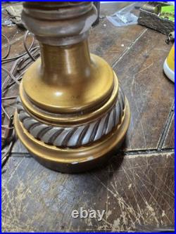 Vintage 1966 Continental Art Co Table Lamps Pair Mid Century Hollywood Regency