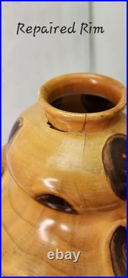 Vintage 1970s Brazilian Butterfly Wood Desk/Table Lamp Mushroom Shade 14 Tall Vintage 1970s Brazilian Butterfly Wood Desk/Table Lamp Mushroom Shade 14 Tall