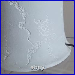 Vintage 1980s Postmodern Plaster Table Lamp Authentic Sunset Lamp Co. 80s