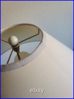 Vintage 1980s Postmodern Plaster Table Lamp Authentic Sunset Lamp Co. 80s