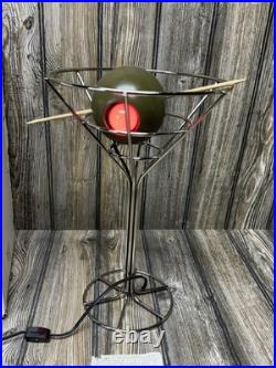 Vintage 1993 David Krys Olive Martini Lamp Large 14.5 Original with Box