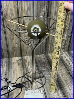 Vintage 1993 David Krys Olive Martini Lamp Large 14.5 Original with Box