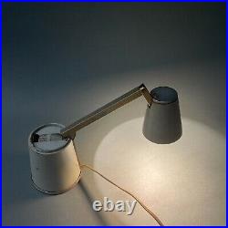 Vintage 50s MCM Koch Lampette Articulating Table Lamp Folding Telescoping Desk