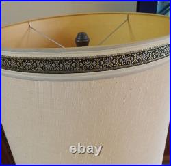 Vintage 60s Blue Green Lamp Mid Century Modern Atomic Era