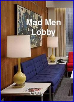 Vintage 60s Blue Green Lamp Mid Century Modern Atomic Era