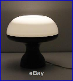 Vintage 70's Atomic Pop Art MCM Leviton Plastic Mushroom Table Lamp Bundle Of 3