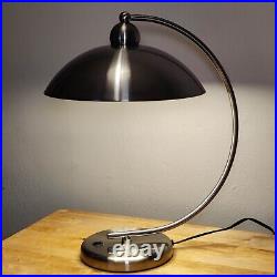 Vintage 90s UFO Space Age Saucer Metal Table Desk Lamp Light Tested 20