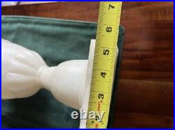 Vintage Alabaster Table Lamp Carved Stone Urn Hollywood Regency 15 Working