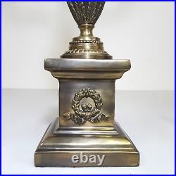 Vintage Antique Estate French Empire Hollywood Regency Table Lamp Solid Brass