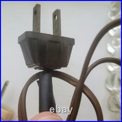 Vintage Art Deco Bullet Torpedo Skyscraper Glass Boudoir Table Lamp Working Vintage Art Deco Bullet Torpedo Skyscraper Glass Boudoir Table Lamp Working