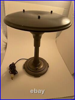 Vintage Art Deco/Industrial Table Lamp Sight Light Corp. 1936, Mid-Century