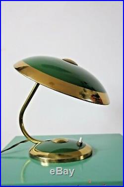 Vintage Art Deco Mid Century Bauhaus Desk/Table Lamp By Helo Leuchten