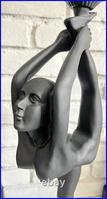 Vintage Art Deco Style MCM Large 32 Nude Woman Table Lamp Sculpture Vintage Art Deco Style MCM Large 32 Nude Woman Table Lamp Sculpture