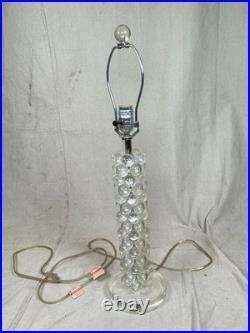Vintage Arteriors Lucite Bubble Table Lamp Pair (2)