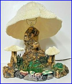 Vintage Authentic Magic Mushroom Lamp Company Table Lamp