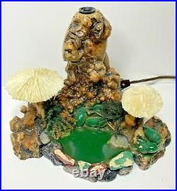 Vintage Authentic Magic Mushroom Lamp Company Table Lamp