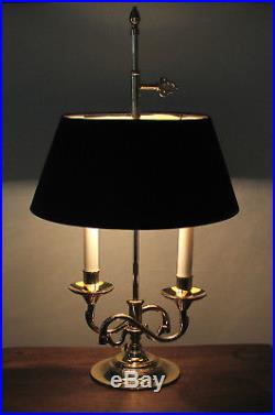 Vintage Baldwin Brass Serpentine, Baldwin Brass Desk Lamps