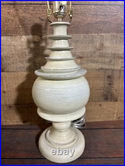 Vintage Barbara Cosgrove Lamps Decorative Burmese Asian Pagoda Table Lamp