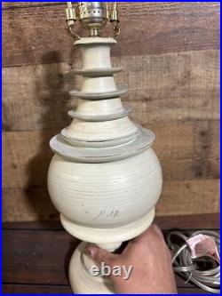 Vintage Barbara Cosgrove Lamps Decorative Burmese Asian Pagoda Table Lamp