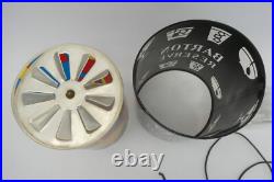 Vintage Barton Reserve Advertising Colorful Spinning Rotating Table Lamp Working
