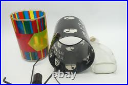 Vintage Barton Reserve Advertising Colorful Spinning Rotating Table Lamp Working