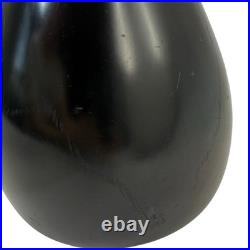 Vintage Black Teardrop Table Lamp 22 Mid Century Modern Style