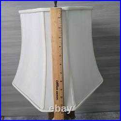 Vintage Brass Bronze Bald Eagle Table Lamp Patriotic Americana Federal USA