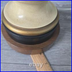 Vintage Brass Bronze Bald Eagle Table Lamp Patriotic Americana Federal USA