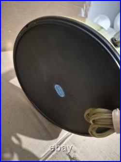 Vintage Brass Calla Lily Lamp 3-Light Flower Hollywood Regency MCM Table Light