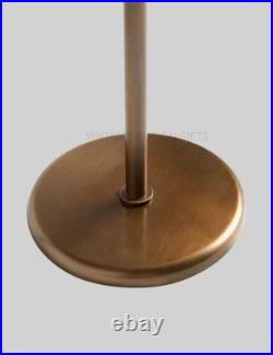 Vintage Brass Dome Table Lamp Mid Century Modern Desk Light