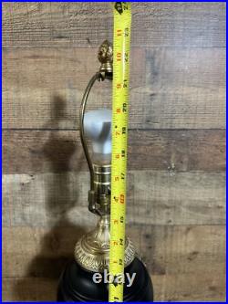 Vintage Brass Eagle Urn Table Lamp Rams Ram Neoclassical Traditional Style 23