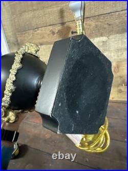 Vintage Brass Eagle Urn Table Lamp Rams Ram Neoclassical Traditional Style 23