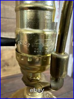 Vintage Brass Eagle Urn Table Lamp Rams Ram Neoclassical Traditional Style 23