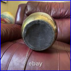 Vintage Brass Ginger Jar Table Lamp Gold Urn Shape Hollywood Regency Large