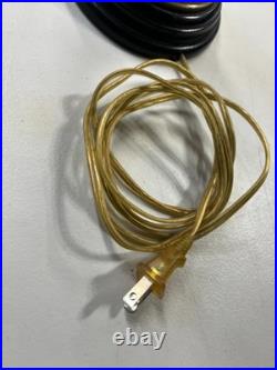 Vintage Brass Palm Tree Bouillotte Tole Table Lamp Works Tested