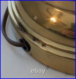 Vintage Brass Pineapple Table Lamp Base Hollywood Regency MCM Mod Gold Heavy