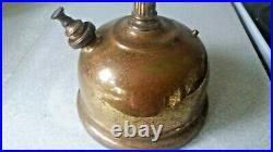 Vintage Brass Table Top Tl Corinthian Tilley Lamp With Onion Globe