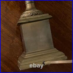 Vintage Brass Two Tone Urn Table Lamps 26 Tall One Pair