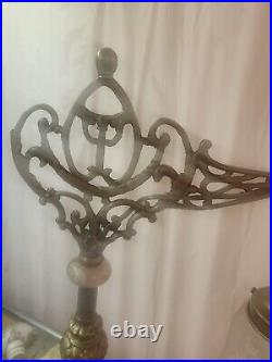 Vintage Bridge Arm Victorian Table Lamp