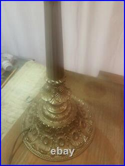 Vintage Bridge Arm Victorian Table Lamp