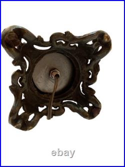 Vintage Bronze Grecian Woman Figural Table Lamp Ornate Bronze Statue 22 Tested