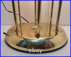 Vintage Calla Lilly Lamp 1980's Brass Hollywood Regency 36tall