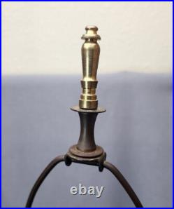 Vintage Capodimonte Italian Porcelain Table Lamps Painted Cherubs Brass Dolphins