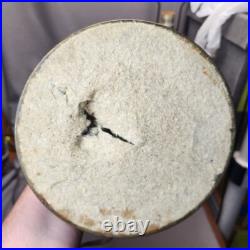 Vintage Capodimonte Italian Porcelain Table Lamps Painted Cherubs Brass Dolphins