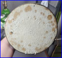 Vintage Capodimonte Italian Porcelain Table Lamps Painted Cherubs Brass Dolphins