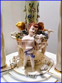 Vintage Capodimonte Table Lamp