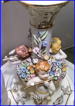 Vintage Capodimonte Table Lamp