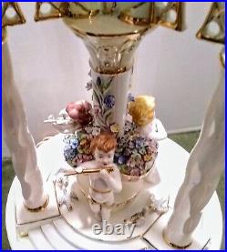 Vintage Capodimonte Table Lamp